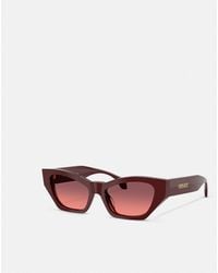 Versace - Occhiali Da Sole Cat Eye Signature - Lyst
