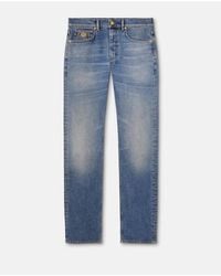 Versace - Jeans Con Vestibilità Slim Medusa Biggie - Lyst