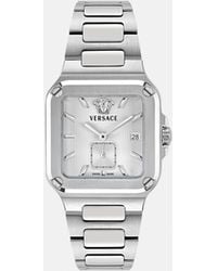 Versace - Greca Edge Gent Uhr - Lyst