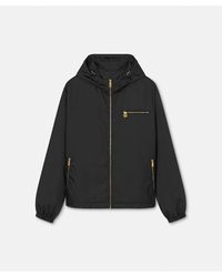 Versace - Nylon Windbreaker Jacket, Brand Size 50 Us - Lyst