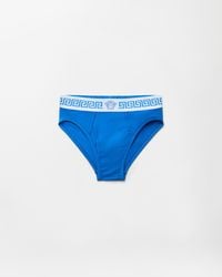 Versace - Calzoncillos Slip De Punto De Algodón - Lyst