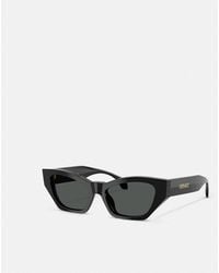 Versace - Occhiali Da Sole Cat Eye Signature - Lyst