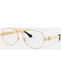 Versace - Clarck Pilot Glasses - Lyst