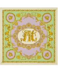 Versace - Bedruckter Schal Aus Seidentwill 90 Cm - Lyst