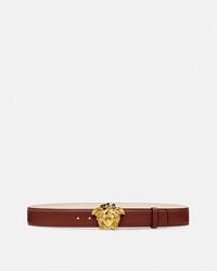 Versace - Ceinture En Cuir La Medusa - Lyst