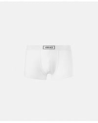 Versace - 90S Logo Ribbed Briefs - Lyst