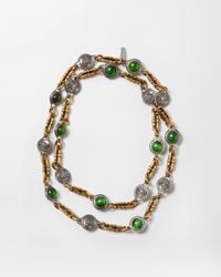 Versace - Novantatré Long Necklace - Lyst