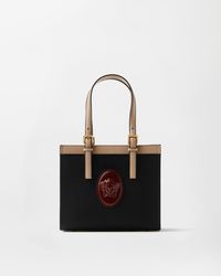 Versace - Rivière Mini Canvas Tote - Lyst