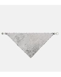 Versace - Metal Mesh Bandana Necklace - Lyst