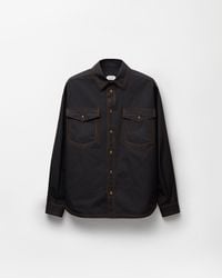 Versace - Cotton Poplin Loose Shirt - Lyst