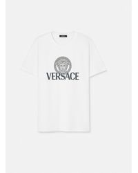 Versace - Medusa Logo T-shirt - Lyst