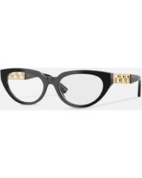 Versace - Greca Cat-Eye Glasses - Lyst