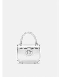 Versace - La Medusa Transparent Mini Bag - Lyst