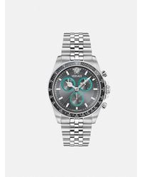 Versace - Greca Chrono Wave Watch - Lyst