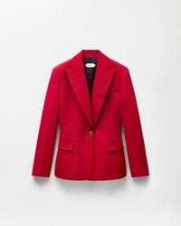 Versace - Wool Grain De Poudre Blazer - Lyst