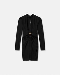 Versace - Safety Pin Fitted Mini Dress - Lyst