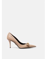 Versace - Gianni Ribbon Zapatos De Charol De 85 Mm - Lyst