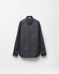 Versace - Striped Cotton Poplin Regular Shirt - Lyst