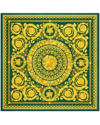 Versace - Printed Silk Twill Scarf 90 Cm - Lyst