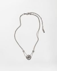 Versace - Bright Medusa Crystal Necklace - Lyst