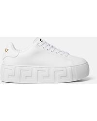 Versace - La Greca Zapatillas Con Plataforma - Lyst