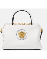 Versace - La Medusa Leather Mini Boston Bag - Lyst