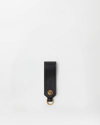 Versace - Emblème Schlüsselanhänger Aus Leder - Lyst