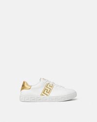 Versace - Greca Zapatillas De Nailon Bordadas - Lyst