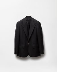 Versace - Jacquard Wool Blazer - Lyst