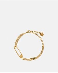 Versace - Safety Pin Bracelet - Lyst