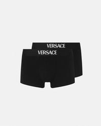 Versace - Cotton-Jersey Trunks 2-Pack - Lyst