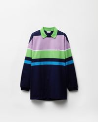 Versace - Striped Cotton-Jersey Mini Dress - Lyst