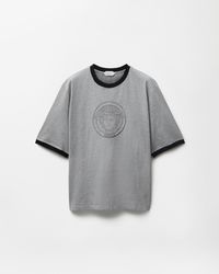 Versace - Printed-Logo Cotton Jersey T-Shirt - Lyst