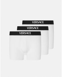 Versace - Cotton-Jersey Long Trunks-Pack - Lyst