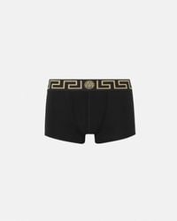 Versace - Boxer Adhérent À Bordure Greca - Lyst
