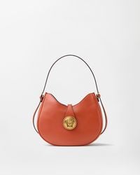 Versace - Emblème Nappa Hobo Bag - Lyst