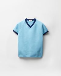 Versace - Cotton Knit T-Shirt - Lyst