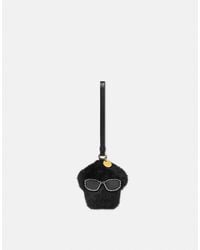 Versace - Medusa Fluffy Shearling Charm - Lyst