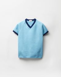Versace - Cotton Knit T-Shirt - Lyst