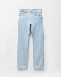 Versace - Straight Chambray Jeans - Lyst