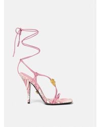 Versace - Underwater Barocco La Medusa Sandals 115 Mm - Lyst