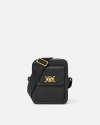 Versace - Medusa Biggie Leather Crossbody Bag - Lyst