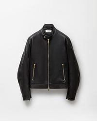 Versace - Nappa Biker Jacket - Lyst