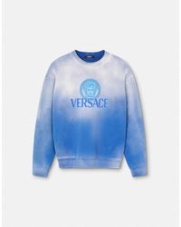 Versace - Medusa Logo Gradient Sweatshirt - Lyst