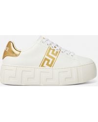 Versace - Zapatillas Greca Bordadas - Lyst