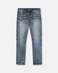 Versace - Jean Coupe Classique Fabriqué Au Japon - Lyst
