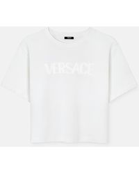 Versace - Printed Cotton-Jersey T-Shirt - Lyst