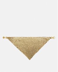 Versace - Metal Mesh Bandana Necklace - Lyst
