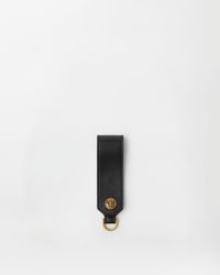 Versace - Emblème Schlüsselanhänger Aus Leder - Lyst