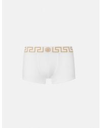 Versace - Boxer Adhérent À Bordure Greca - Lyst